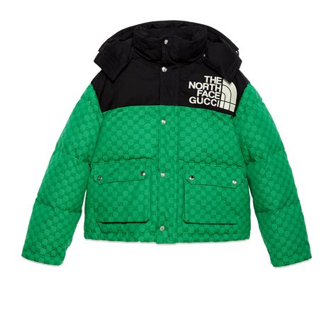 gucci green jacket|north face gucci jacket green.